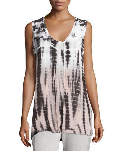 Navya Tie-dye Sleeveless Top, Tropical