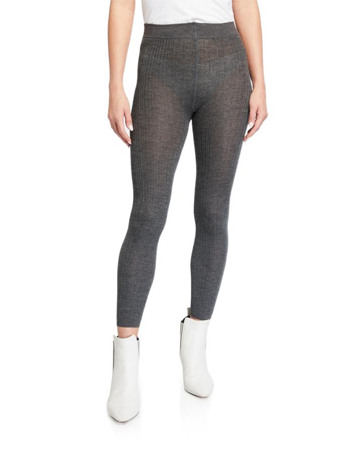 Cashmere-stretch Knit Ankle