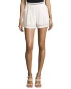 Lace-trim High-waist
