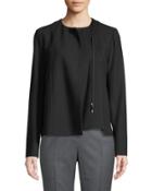 Paolina Wool Zip-front Jacket