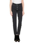 High-waist Button-fly
