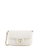 Agyness Small Pebbled Leather Crossbody Bag