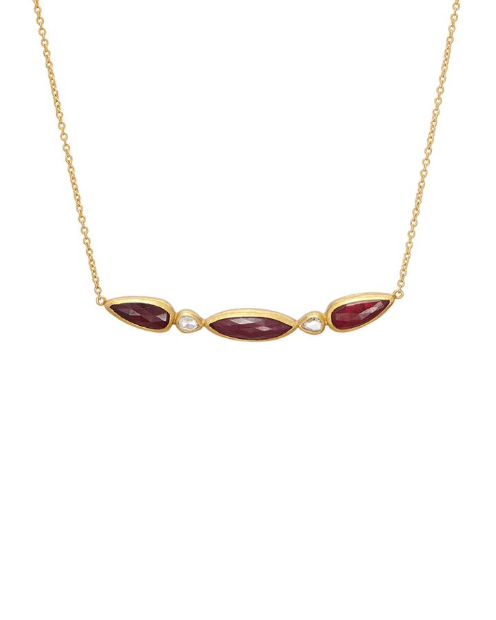 One-of-a-kind Ruby And Diamond Necklace