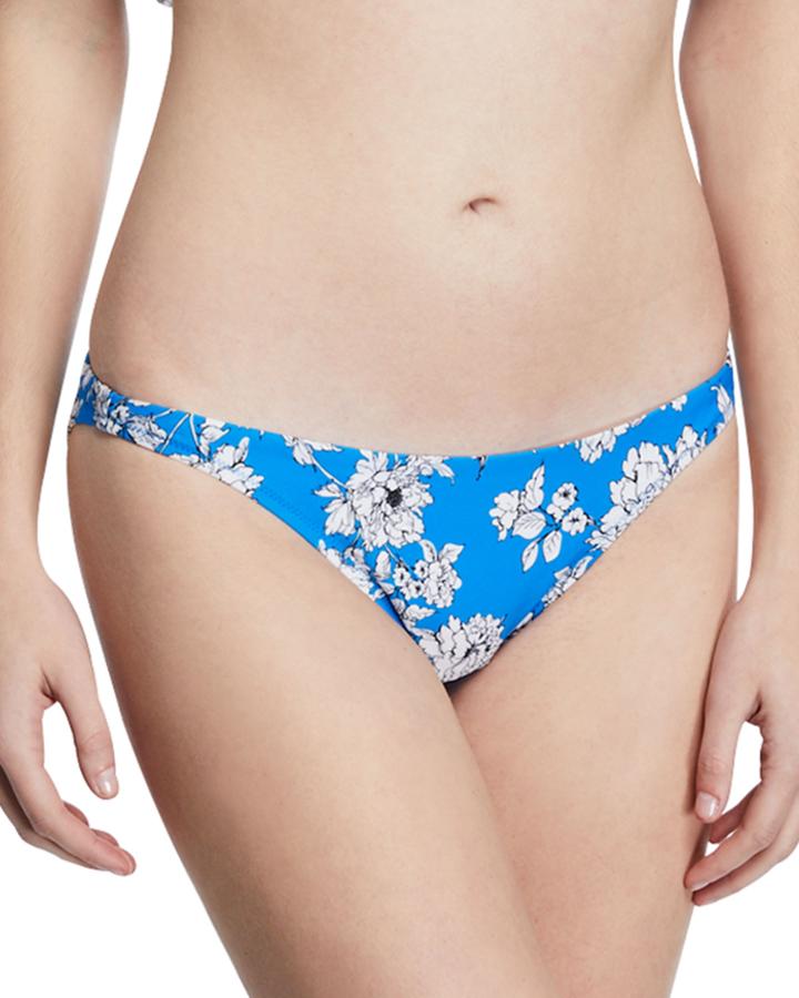 St. Lucia Floral-print Bikini Bottom