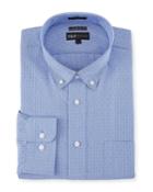 Classic-fit Regular Finish Dobby-check Dress