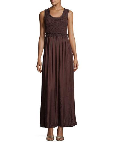 Textured Georgette & Velvet Combo Dress