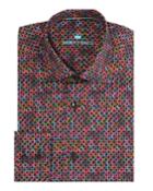 Men's Terron Multicolor Circles Poplin