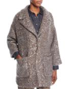 Tweed Paillette Knitted Jacket W/
