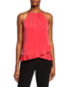 Chain-neck Halter Top