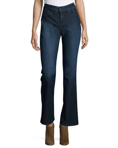 Billie Mini Boot-cut Jeans, Burbank Wash