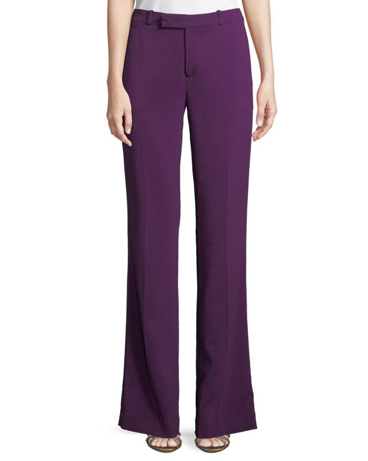 Straight-leg Cady Tab Pants