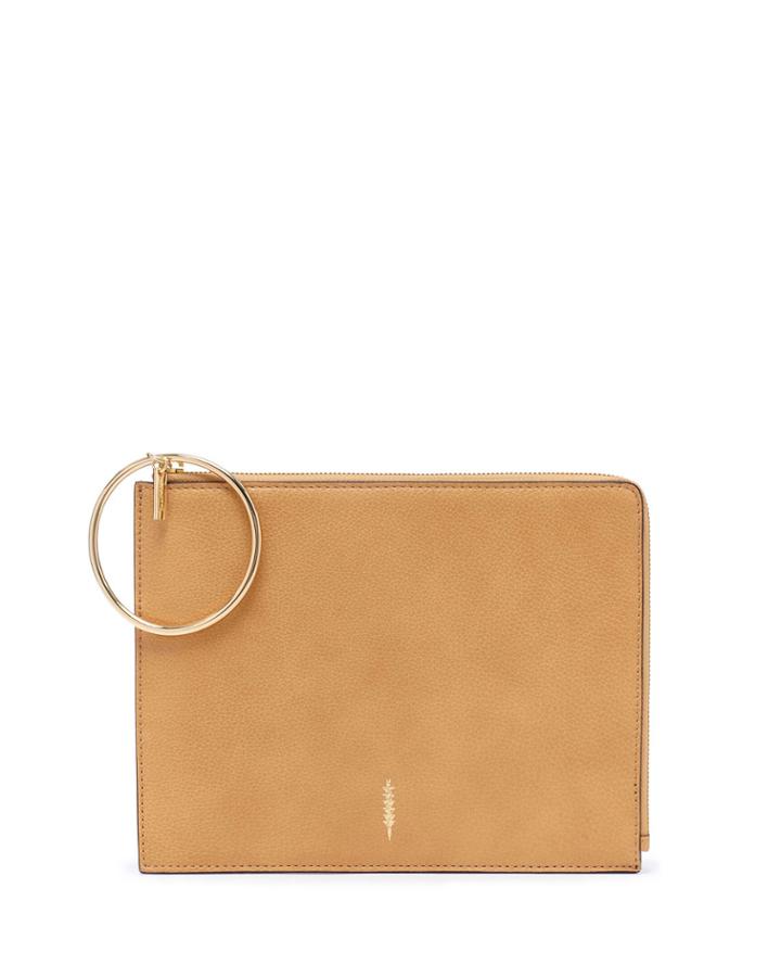 Gable Leather Ring Clutch