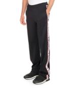 Track Pants With Logo Taping, Black