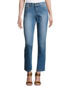 Sheri Skinny Stretch-denim Jeans, Blue