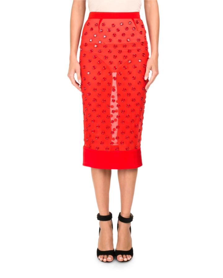Silk Chiffon Grommet-trim