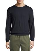 Men's Long-sleeve Wool Pullover