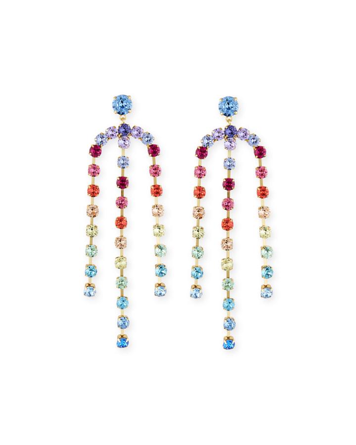 Rainbow Statement Earrings