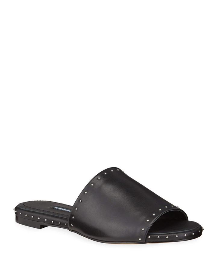 Studded Slide Leather
