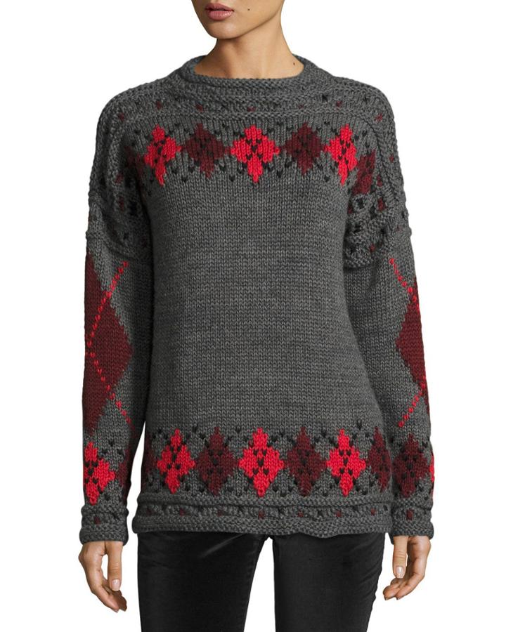 Gibson Argyle Roll-neck