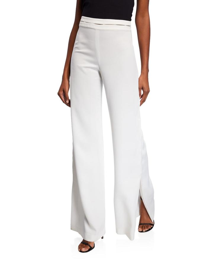 Roque Slit Wide-leg Pants