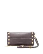 Ryan Leather Studded Shoulder Bag, Neutral