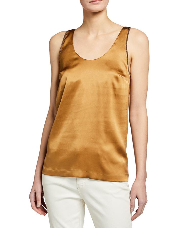 Monili-trim Open Neck