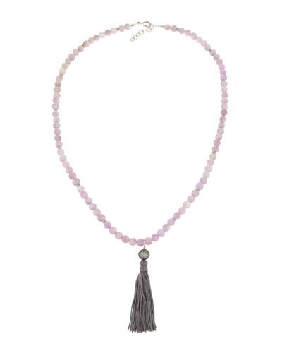 Shanti Beaded Tassel Necklace,