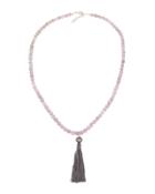 Shanti Beaded Tassel Necklace,