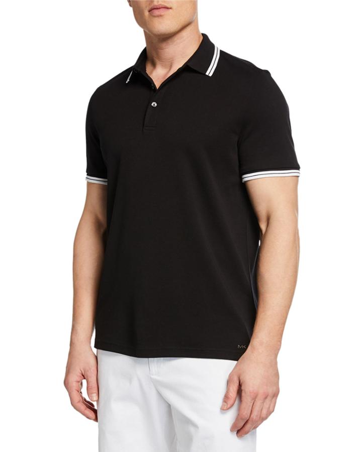 Men's Half-button Pullover Polo