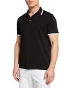 Men's Half-button Pullover Polo