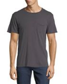 Men's Chase Raw-edge Crewneck T-shirt