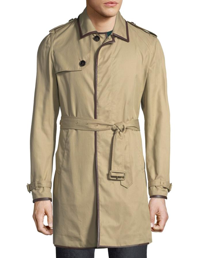 Men's Trench Coat With