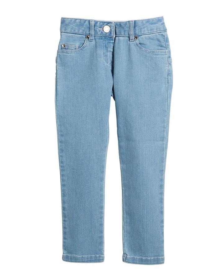 Star-back Denim Trousers,