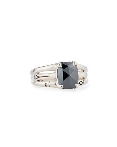 Batu Bamboo Hematite Ring,