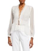 Lace-front Mixed Trim