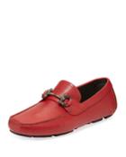 Men's Parigi Gancio-bit Leather Drivers