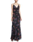 The Theodora Crisscross Floral-print Dress