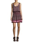 Floral-print Sleeveless Coverup