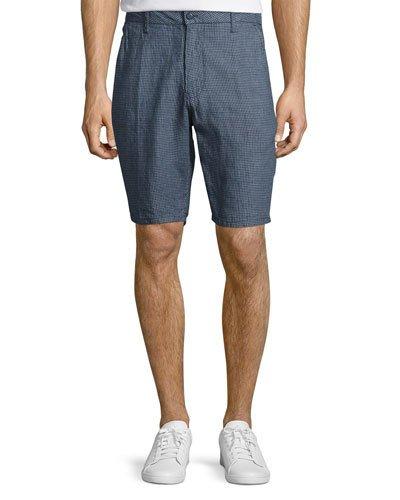 Check-print Linen
