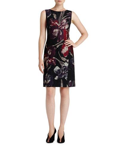 Carol Floral Jacquard Dress