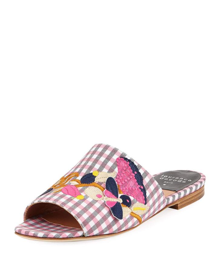 Nice Embroidered Gingham