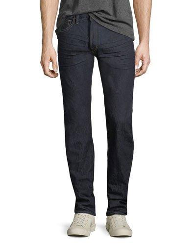 Dark-wash Straight-leg Jeans
