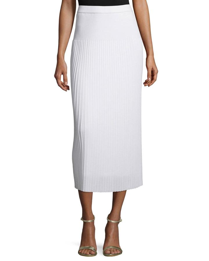 Long Pleated Knit