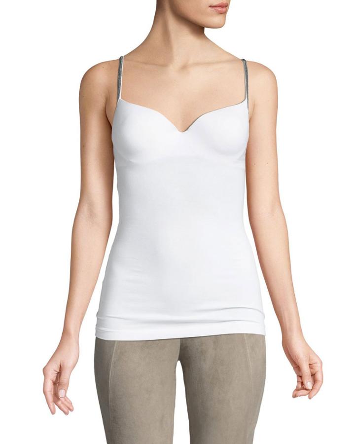 Monili-trim Cotton Camisole