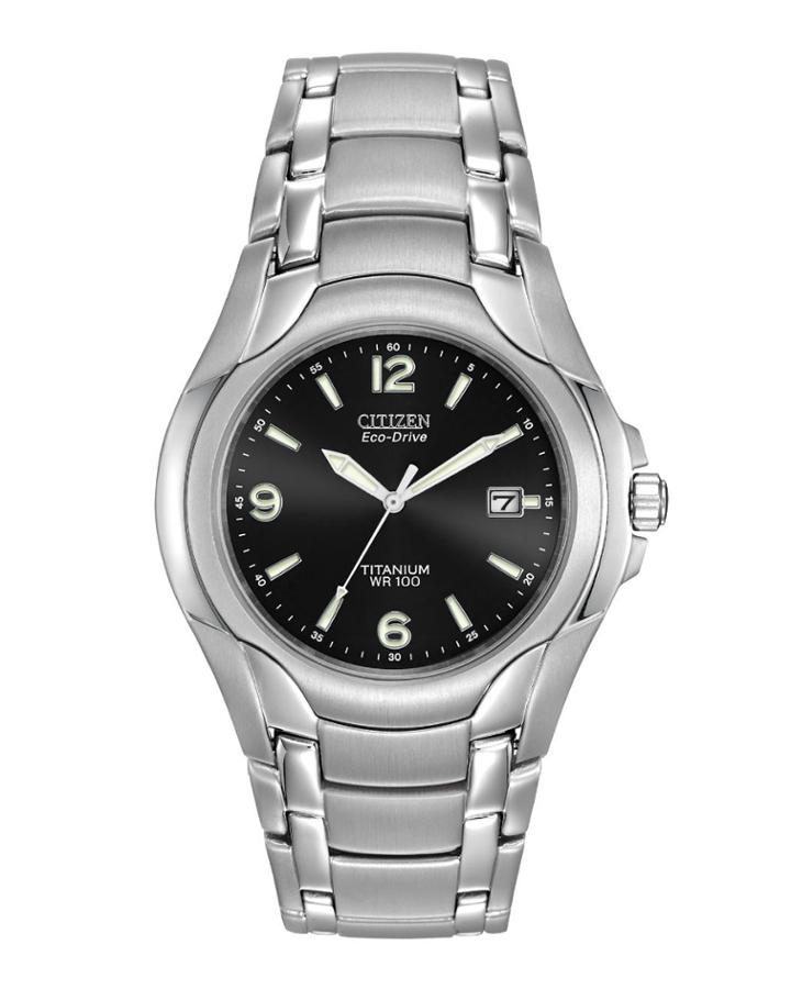 Men's 40mm Titanium Watch With Bracelet