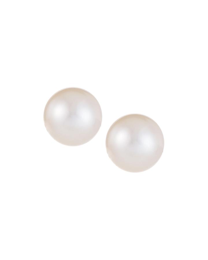 14k White Gold White South Sea Pearl