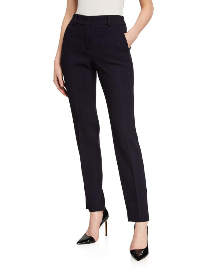 Zen Waffle-knit Wool Trousers