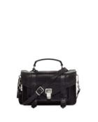 Ps1 Tiny Perforated Satchel Bag, Black