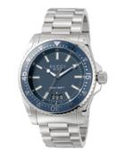 45mm Gucci Dive Men's Stainless Steel Bracelet Watch, Blue