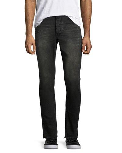 Mr. Blue Cuffed Jeans, Black